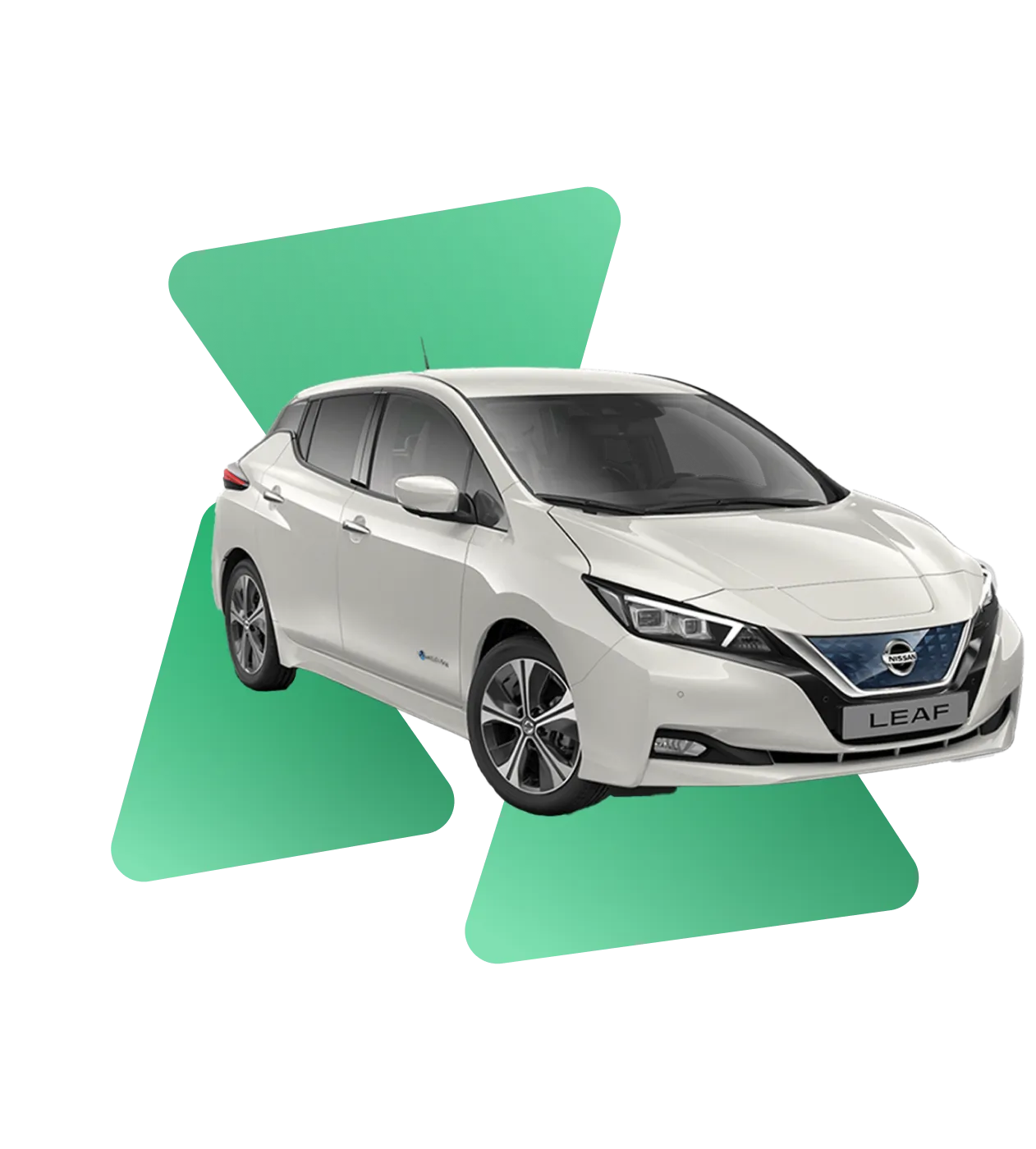 Nissan Leaf — електрокар для навчання водінню в автошколі Драйвер+