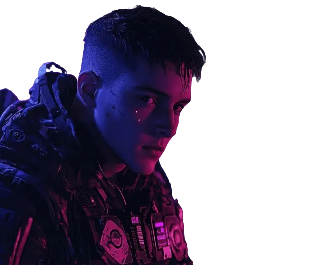 Інструктор лазертаг клубу Авалон у тактичному спорядженні