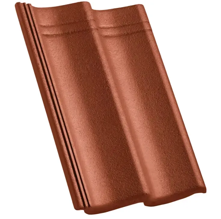 Цементно-піщана черепиця GÖTEBORG — теракотовий колір