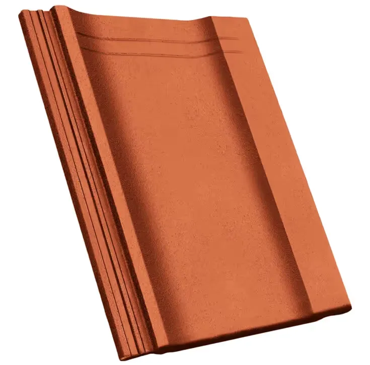 Цементно-піщана черепиця KIOTO — теракотовий колір